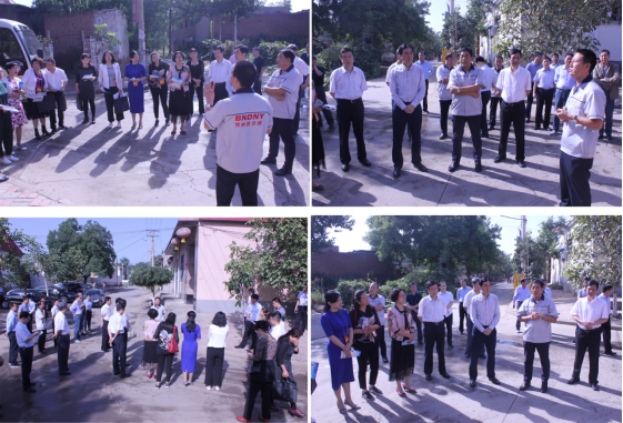 河北省石家莊市人大常委會副主任楚行宇領(lǐng)導(dǎo)一行參觀博納德安家莊地熱采暖試點項目