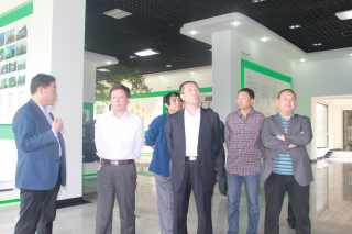 唐山市灤南縣發(fā)改局、環(huán)保局、電力局領(lǐng)導(dǎo)蒞臨博納德參觀考察